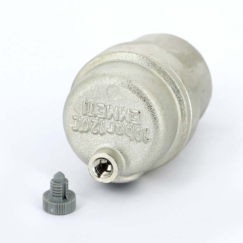 Воздухоотводчик автоматический 1/2" EMMETI никель 400662 - Вид №3