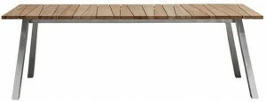 Gervasoni Прямоугольный стол со столешницей из тика Gervasoni outdoor