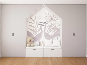 Детские обои с цветочными мотивами