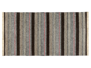 Полосатый шерстяной ковер ручной работы