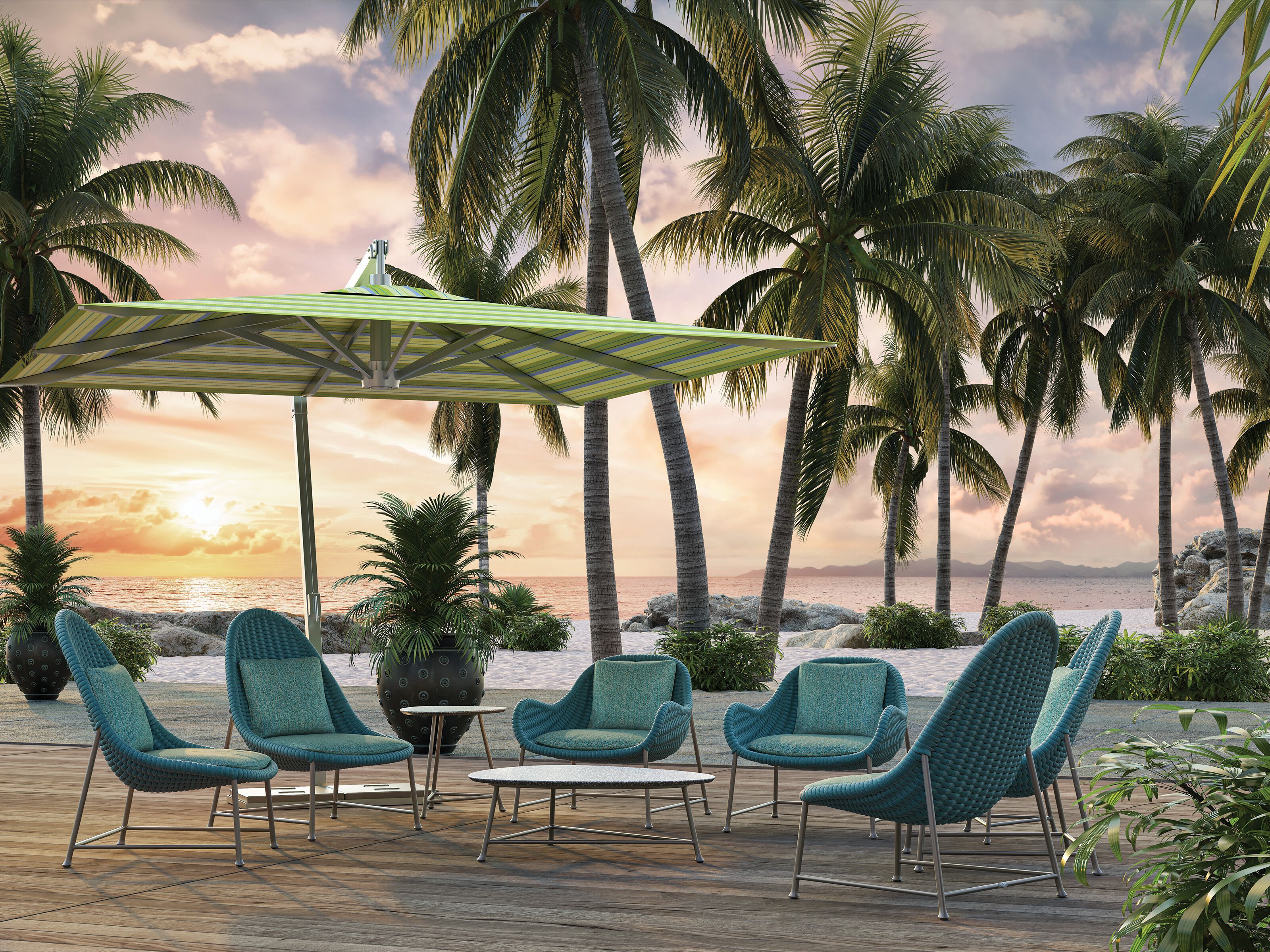 Садовое кресло JANUS et Cie Chopstix ARCH-00131445 - Вид №6