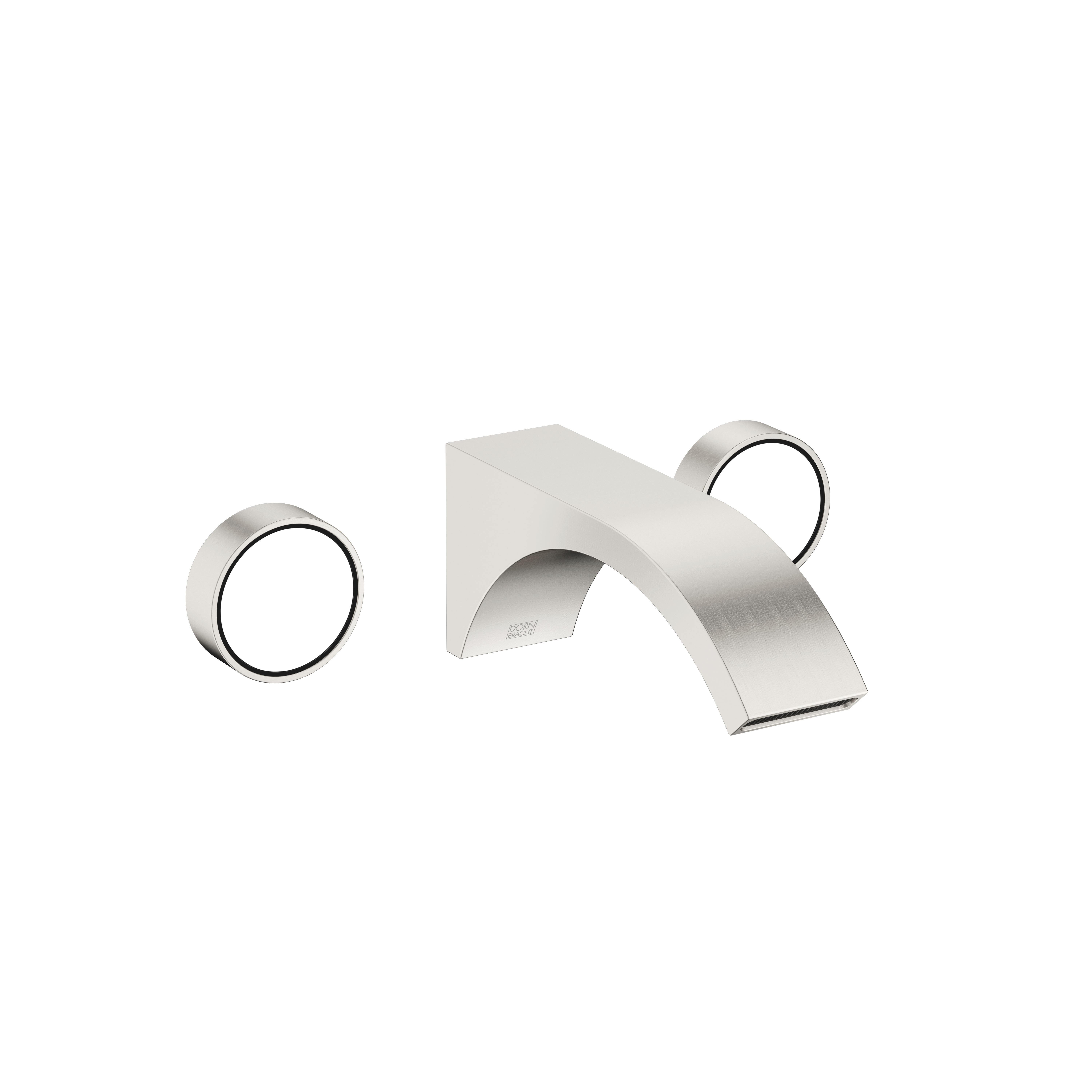 CYO Смеситель для раковины настенный без донного клапана - матовая платина DornBracht 36712811-06