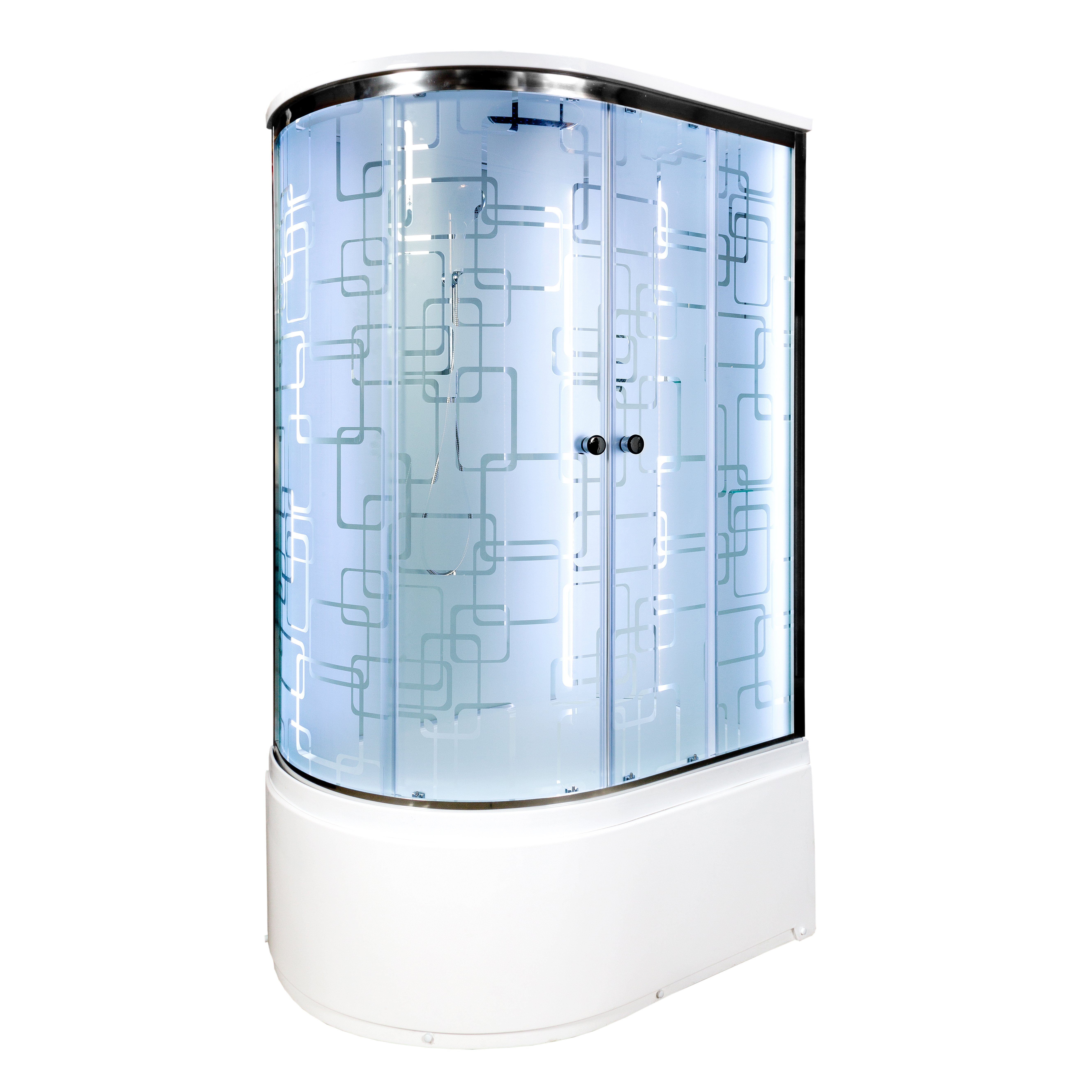 D119 S Душевая кабина DETO Серия D ЕМ4512 R LED с гм. - Вид №1