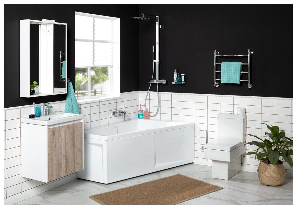 Тумба с раковиной Aquanet Клио 60 дуб кантри/белый 0019571900187812 - Вид №5