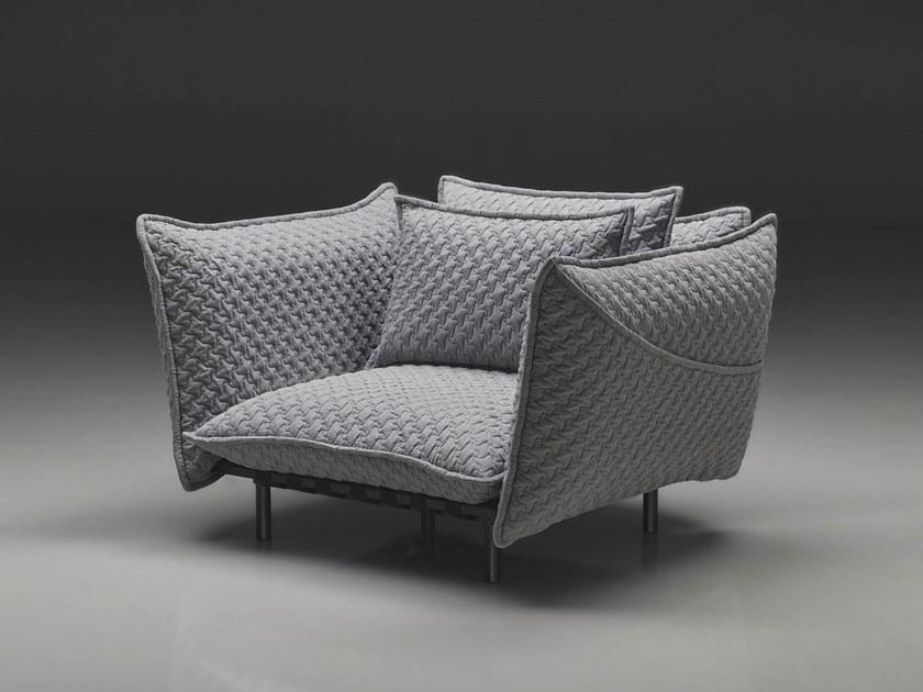 mminterier Кресло из ткани со съемным чехлом с подлокотниками Soft sun-id-1399622 - Вид №1