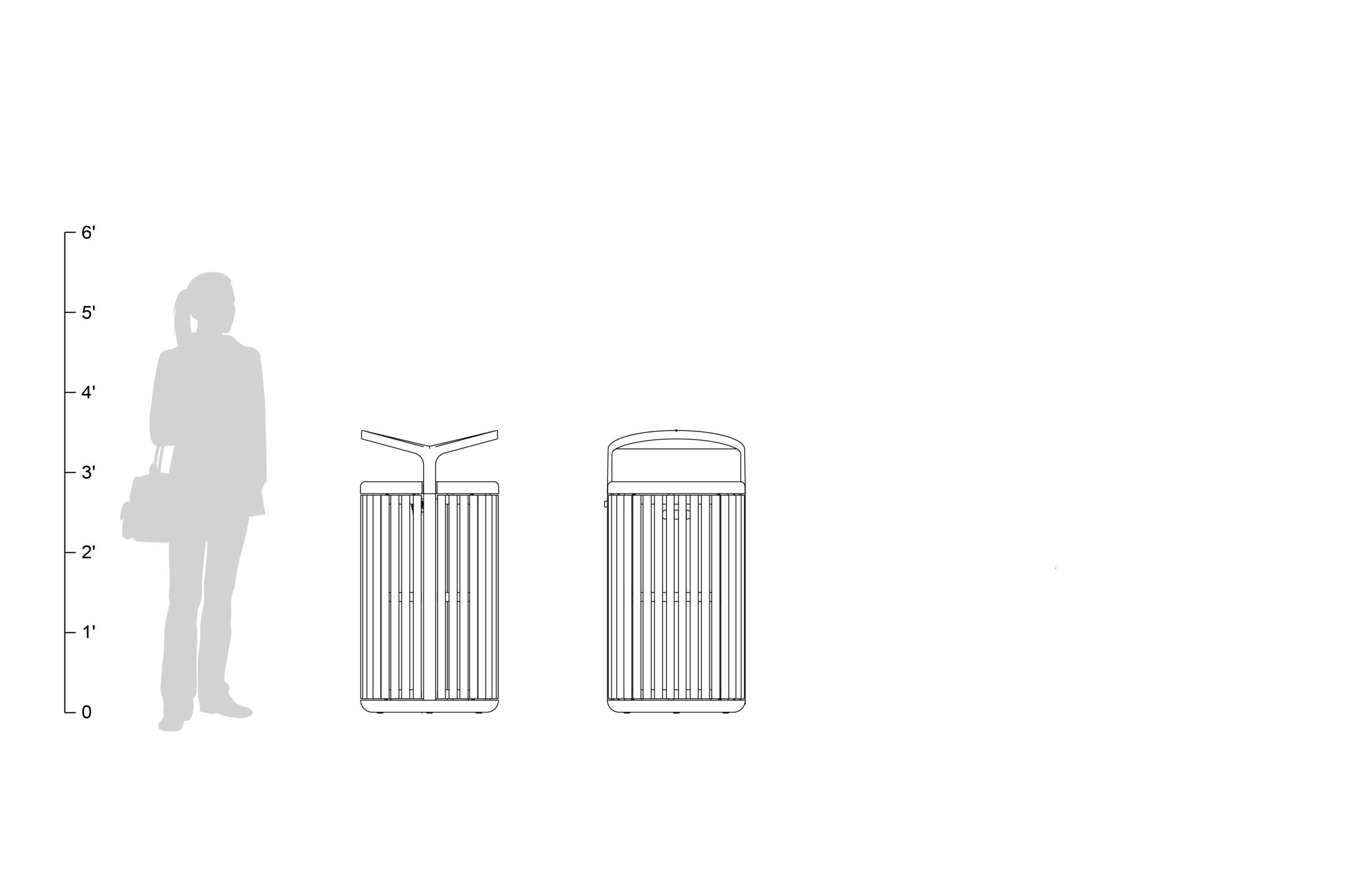 FSRT182 Tonyo мусор и контейнер для вторичной переработки  Forms-surfaces  - Вид №14