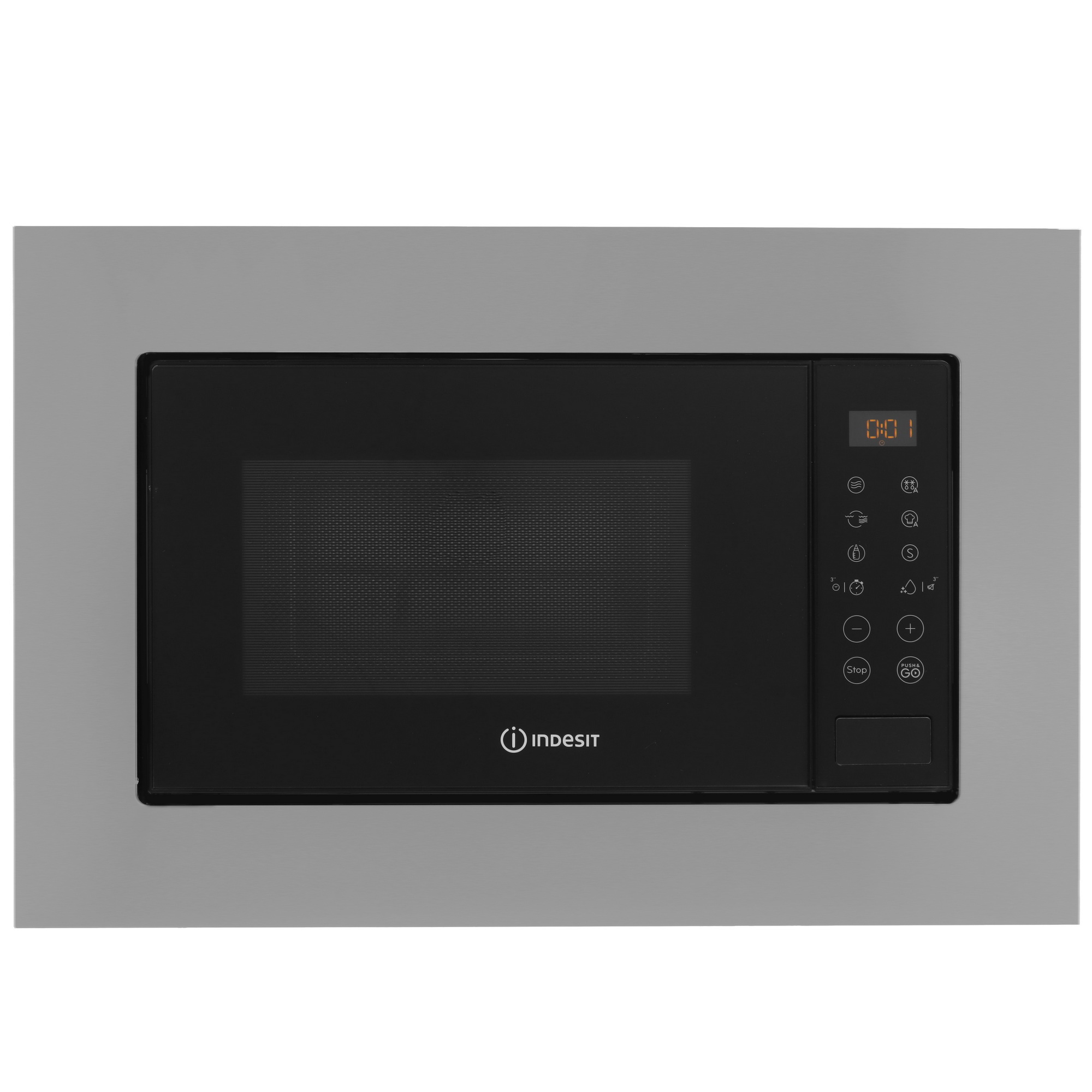 9186609 Встраиваемая микроволновая печь Indesit MWI 120 GX серебристый STDN-0080462