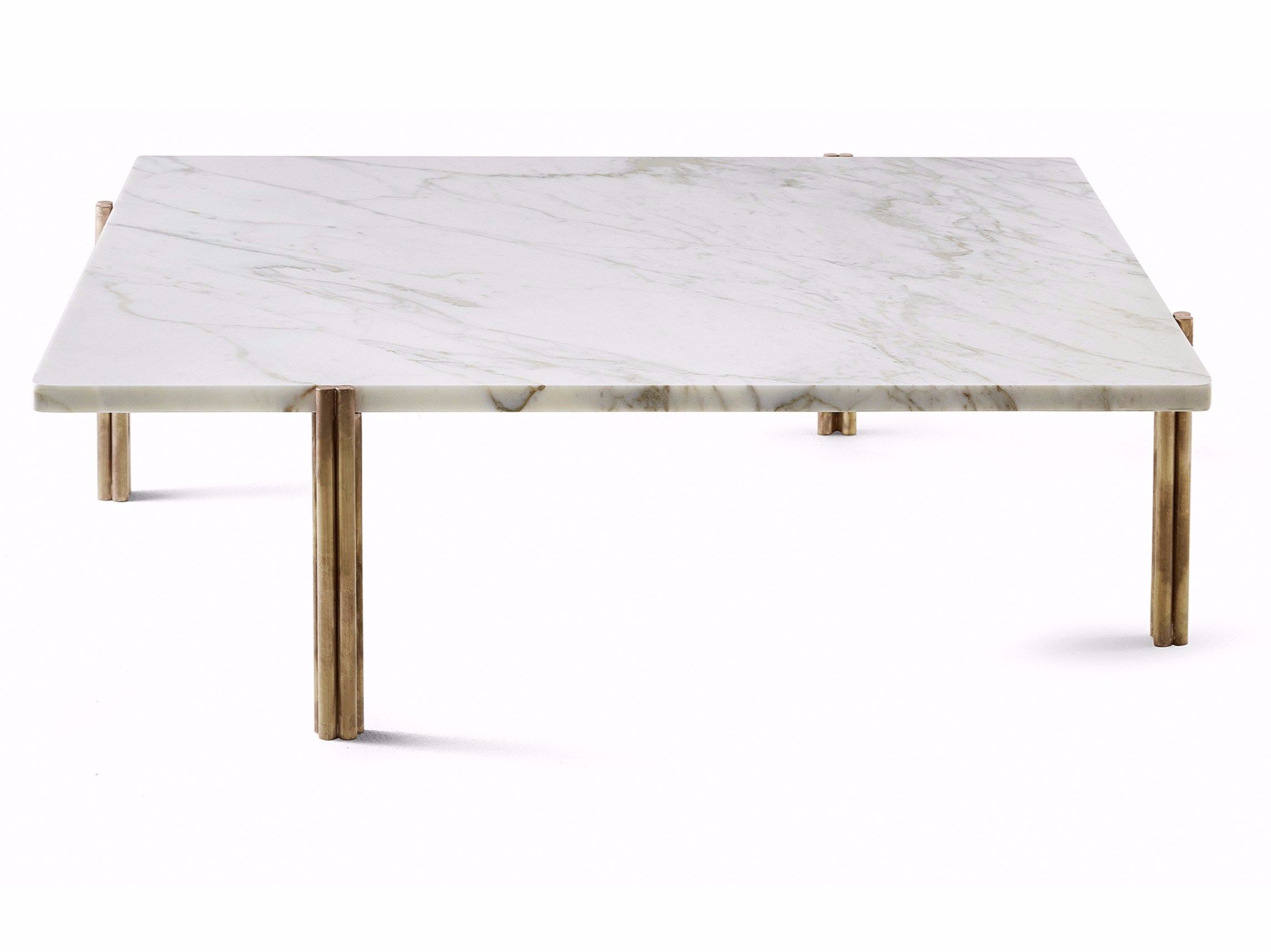 Мраморный квадратный низкий журнальный столик Gallotti&Radice двенадцать ARCH-00149819