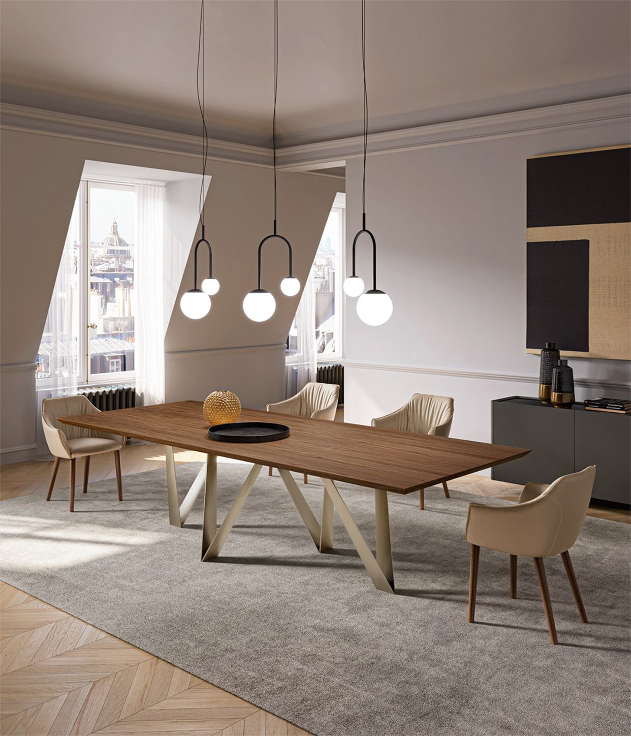 Деревянный прямоугольный стол EFORMA NOA ARCH-00152554 - Вид №2