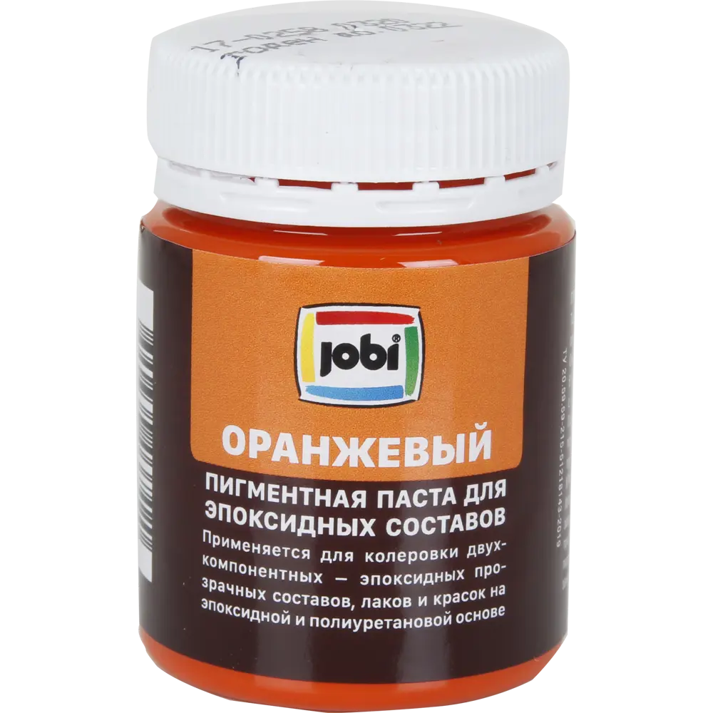 Пигментная паста Jobi для эпоксидных составов 40 мл цвет оранжевый STLM-2090782