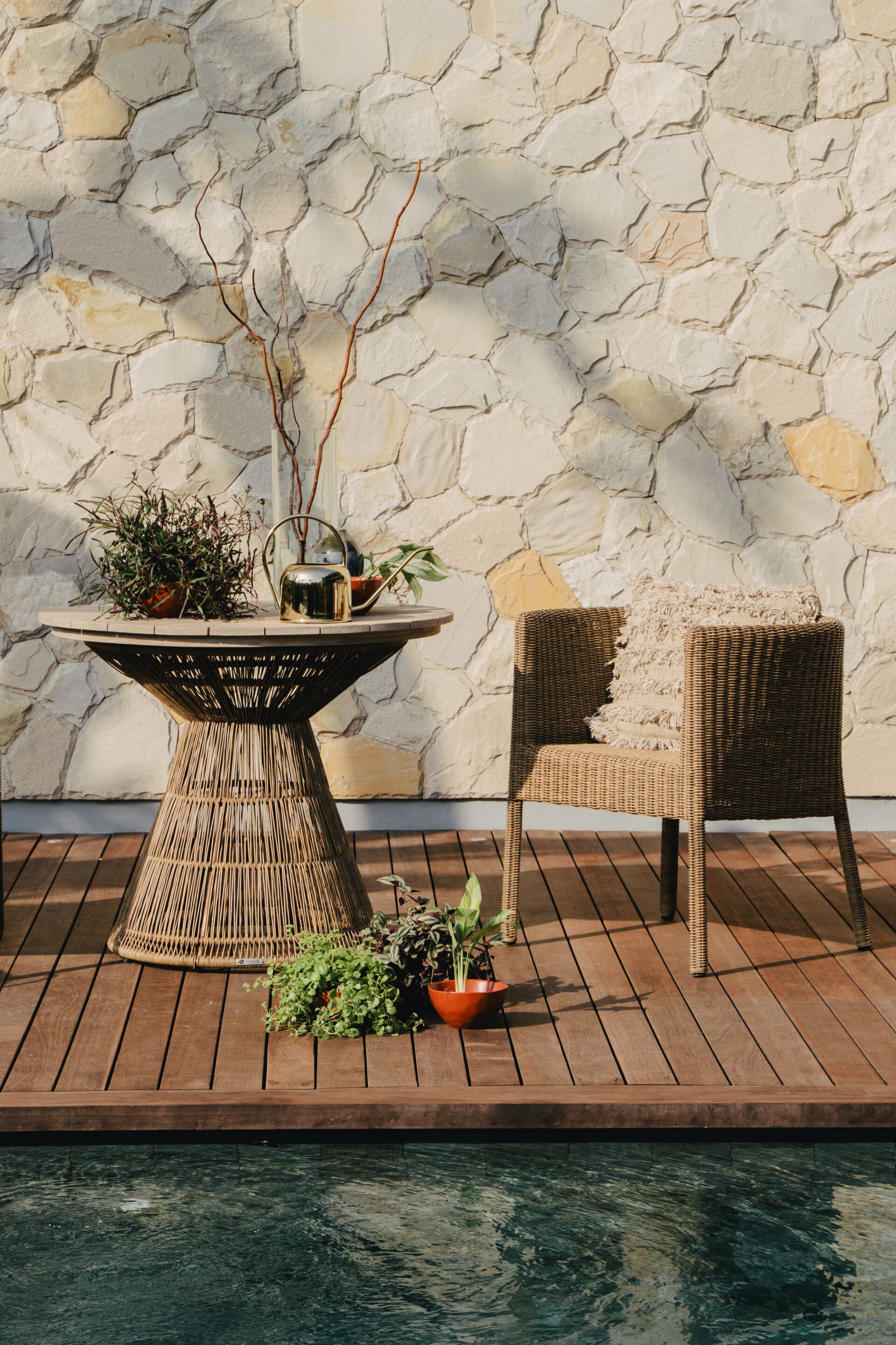 Синтетическое волокно садовое кресло с подлокотниками cbdesign Mirelle ARCH-00113196 - Вид №1