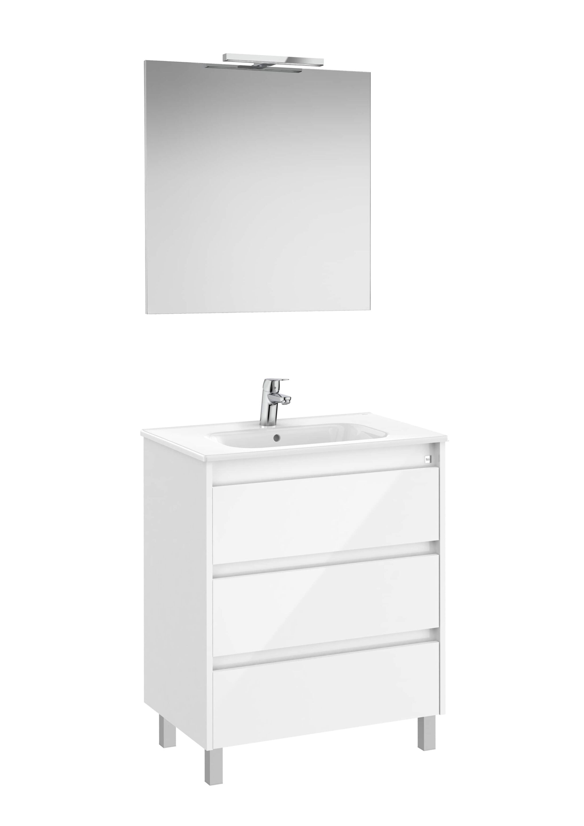 Деревянный напольный умывальник с зеркалом Roca Tenet ARCH-00150422 - Вид №2