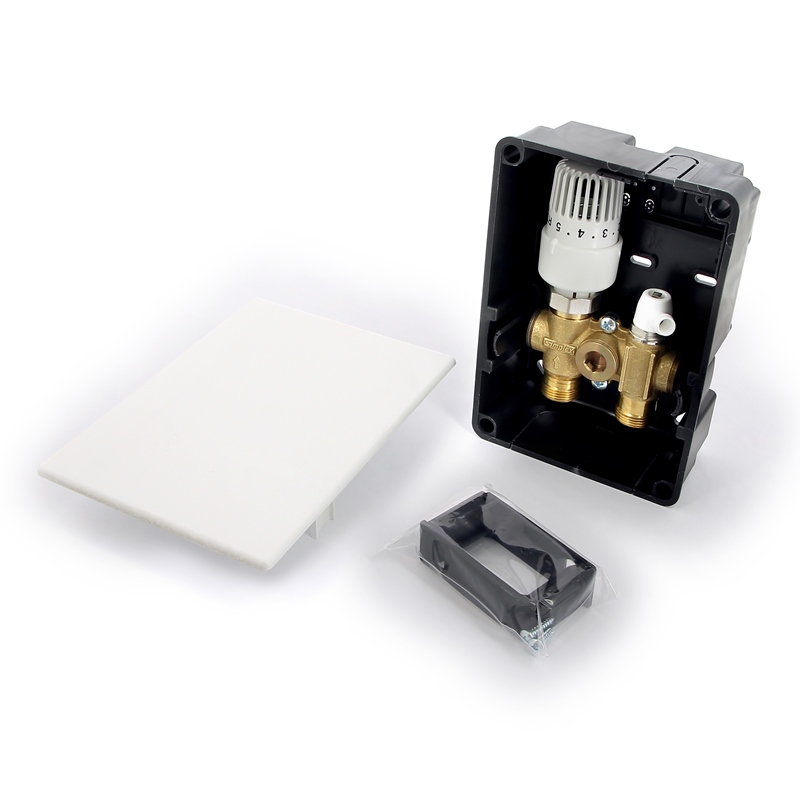 Блок регулирования температуры обратной воды Henco встраиваемый закрытый UFHTTBD2050