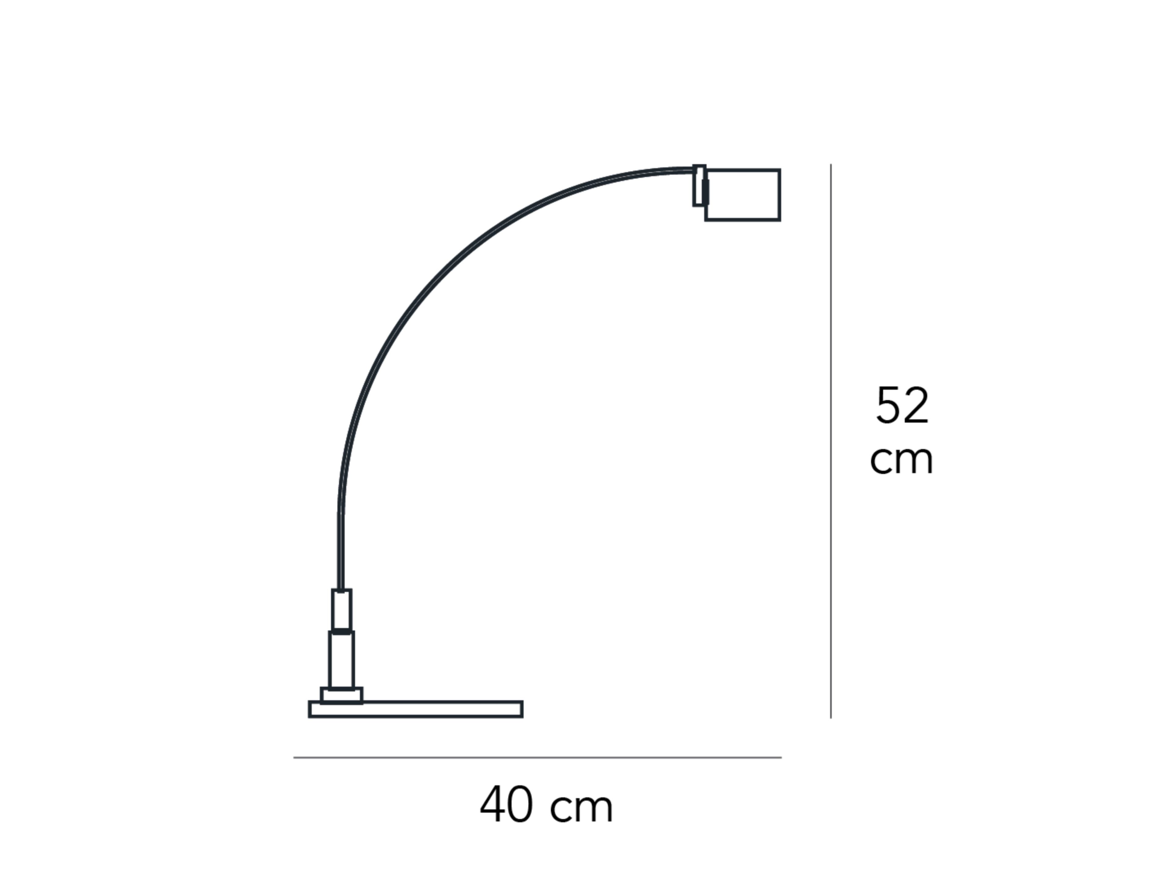 Регулируемая алюминиевая настольная лампа FontanaArte моль ARCH-00015900 - Вид №1