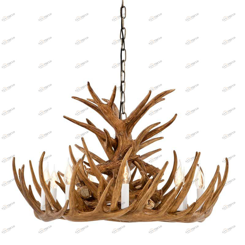 Люстра 108865 от Eichholtz коричневая EICHHOLTZ ДИЗАЙНЕРСКИЕ 246812 Коричневый 