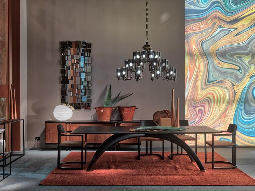 SELVA Стул из массива дерева с подлокотниками и открытой спинкой Gatsby 1648 - Вид №8