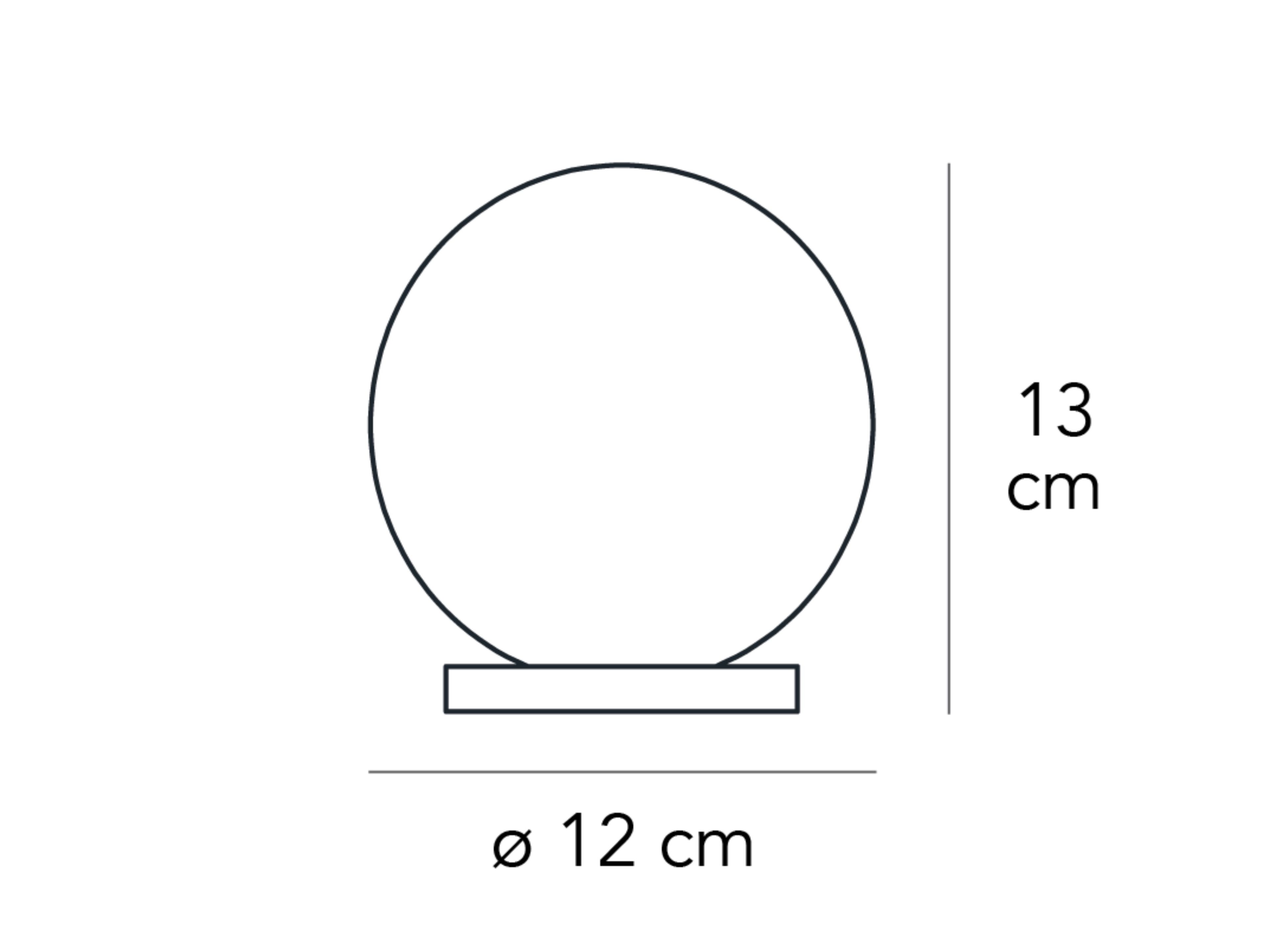 Светодиодная настольная лампа из дутого стекла FontanaArte безделушка ARCH-00109105 - Вид №7