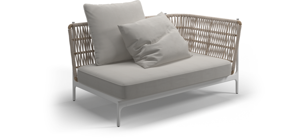 Grand Weave Right Corner / End Unit  Gloster Сидение Grand Weave 