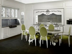 L'Ottocento Кухня из лакированной вишни Floral