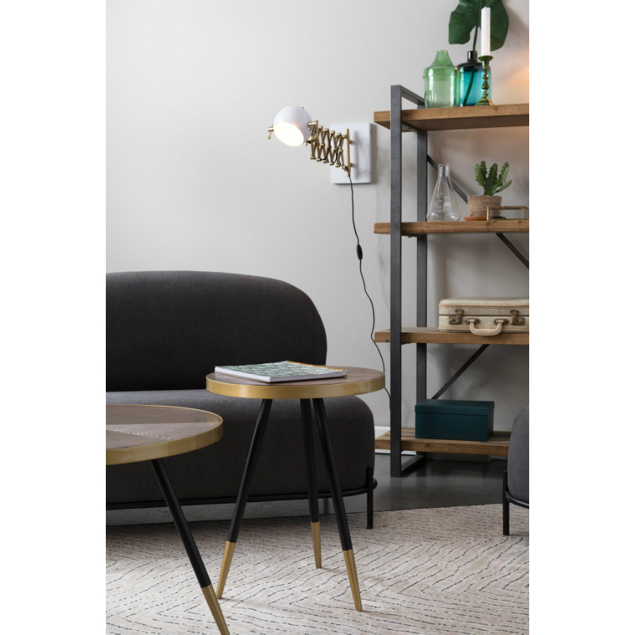 Лампа настенная Sarana, белая White Label Living 5400033 - Вид №1