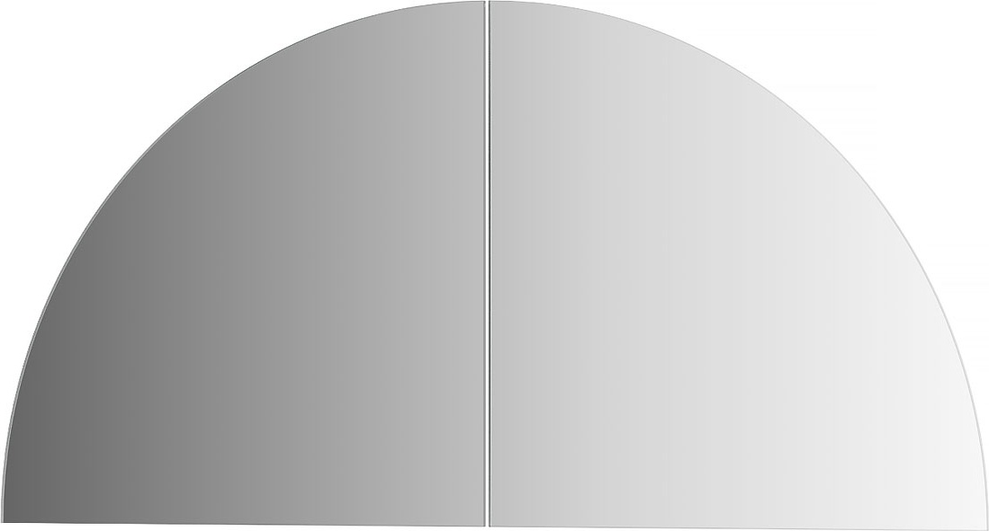 BY 1418 Зеркальная плитка со шлифованной кромкой - комплект 2 шт EVOFORM Reflective