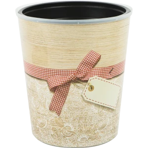 Кашпо для цветов Газонcity Бантик с автополивом ø19.4 h21.6 см v3 л цвет бежевый