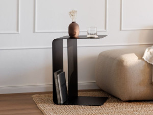 Стальной журнальный столик с порошковым покрытием