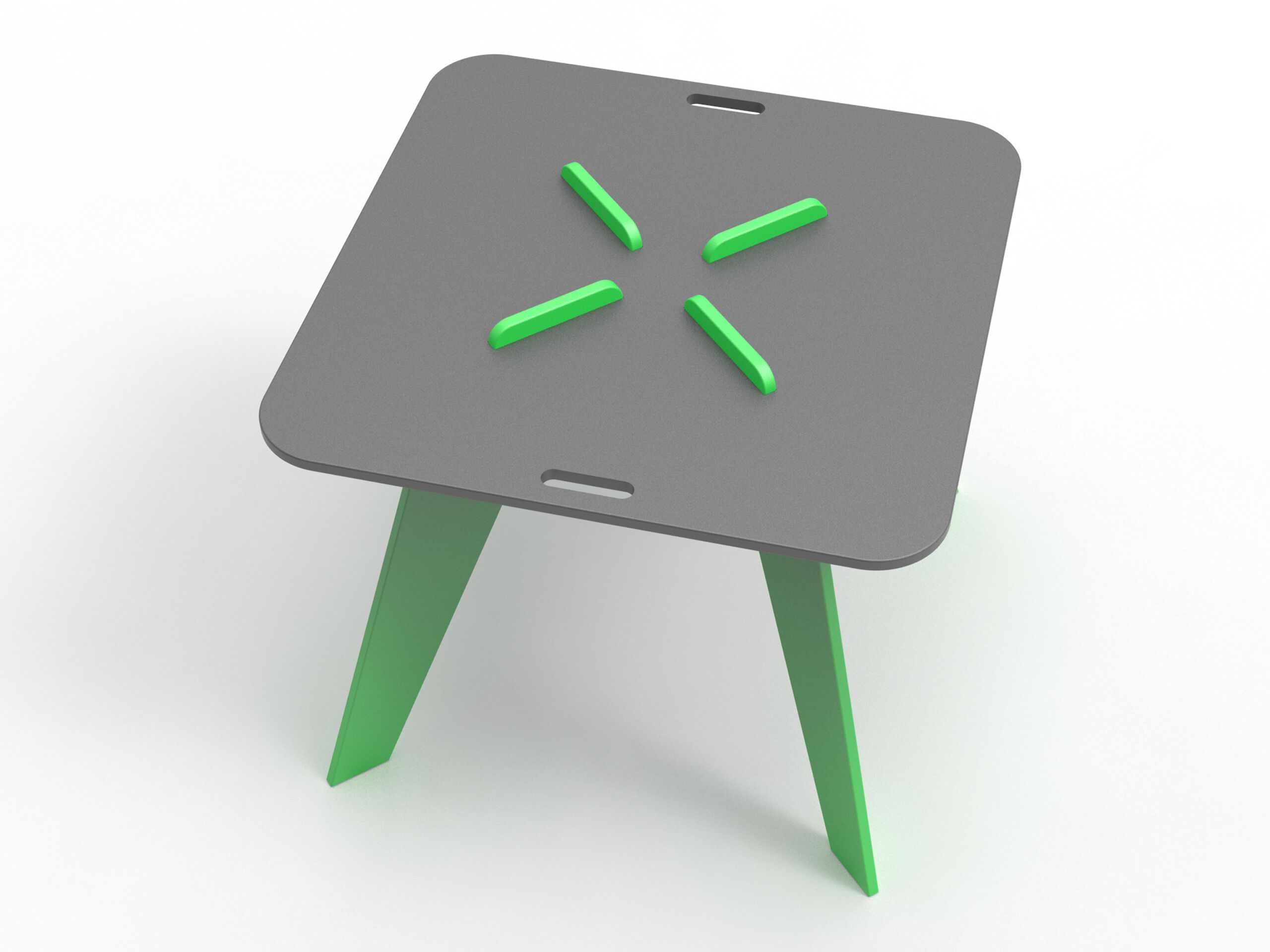 Квадратный стол для общественных мест из полиэтилена Donye Beat ARCH-00127866 - Вид №2