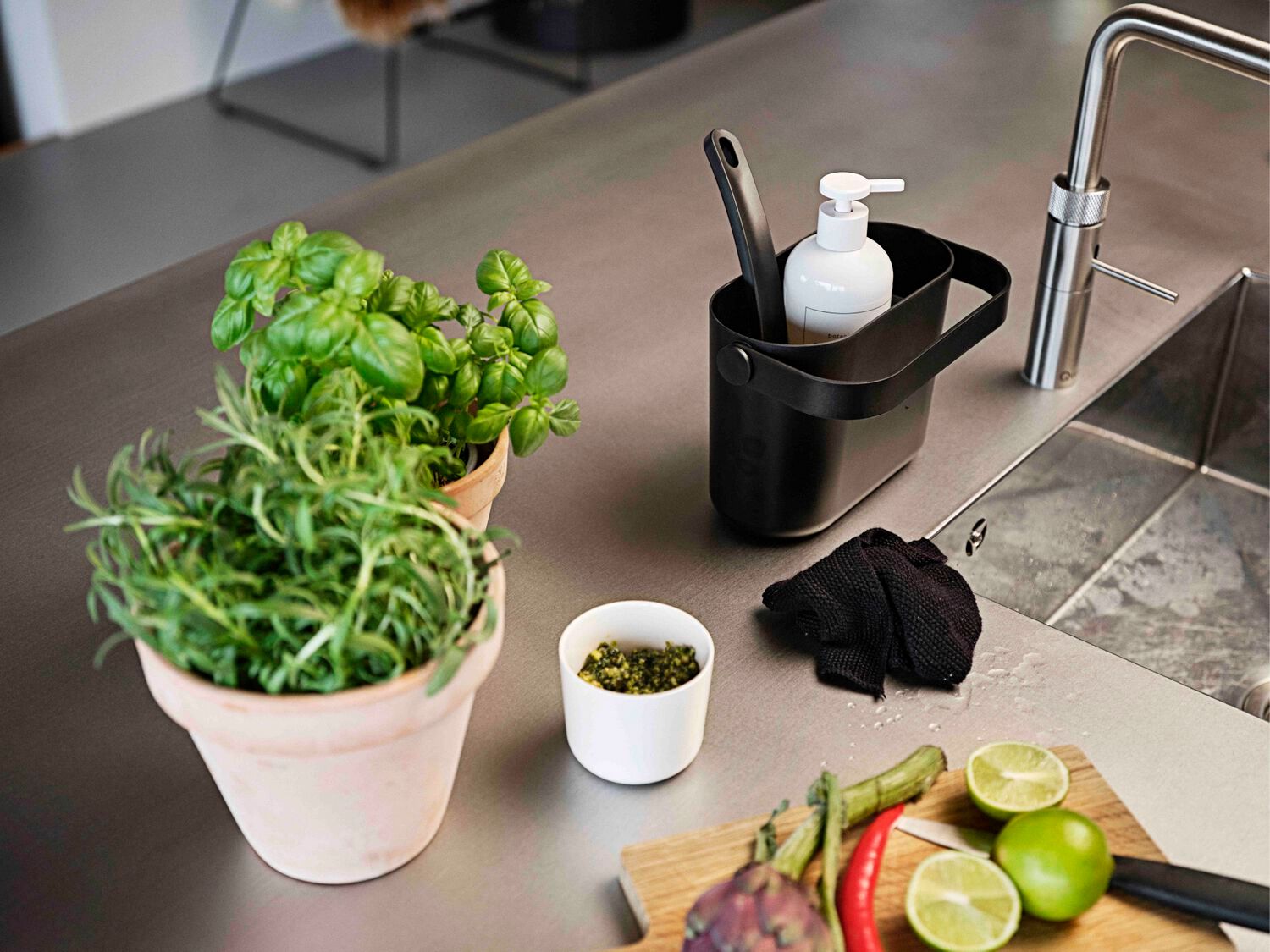 Пластиковый держатель кухонной посуды ZONE DENMARK Circular ARCH-00027318 - Вид №1