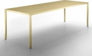 MDF Italia Прямоугольный стол из латуни Tense