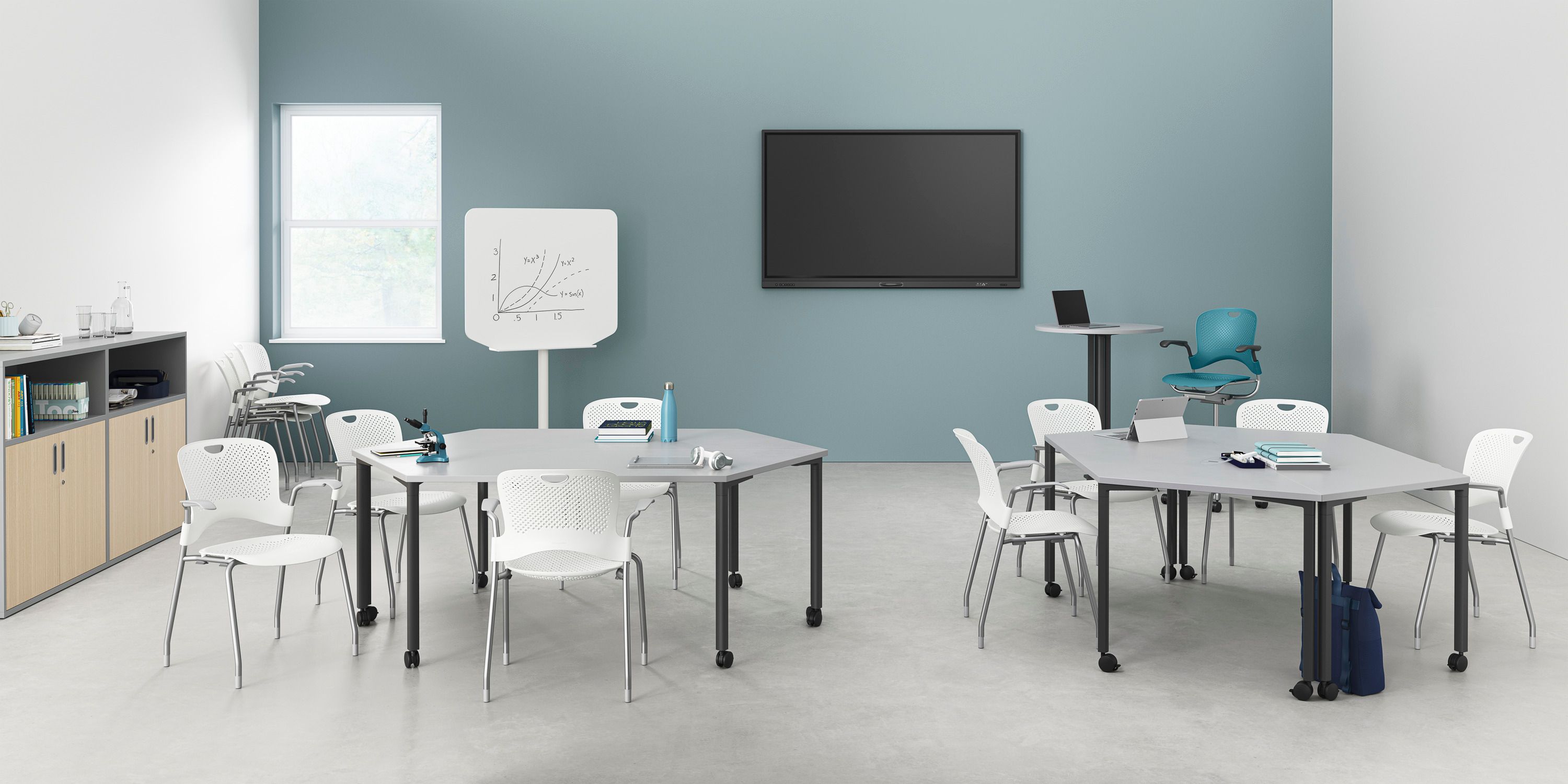 Высокий штабелируемый стул nylon® с подлокотниками Herman Miller Caper ARCH-00140722 - Вид №5