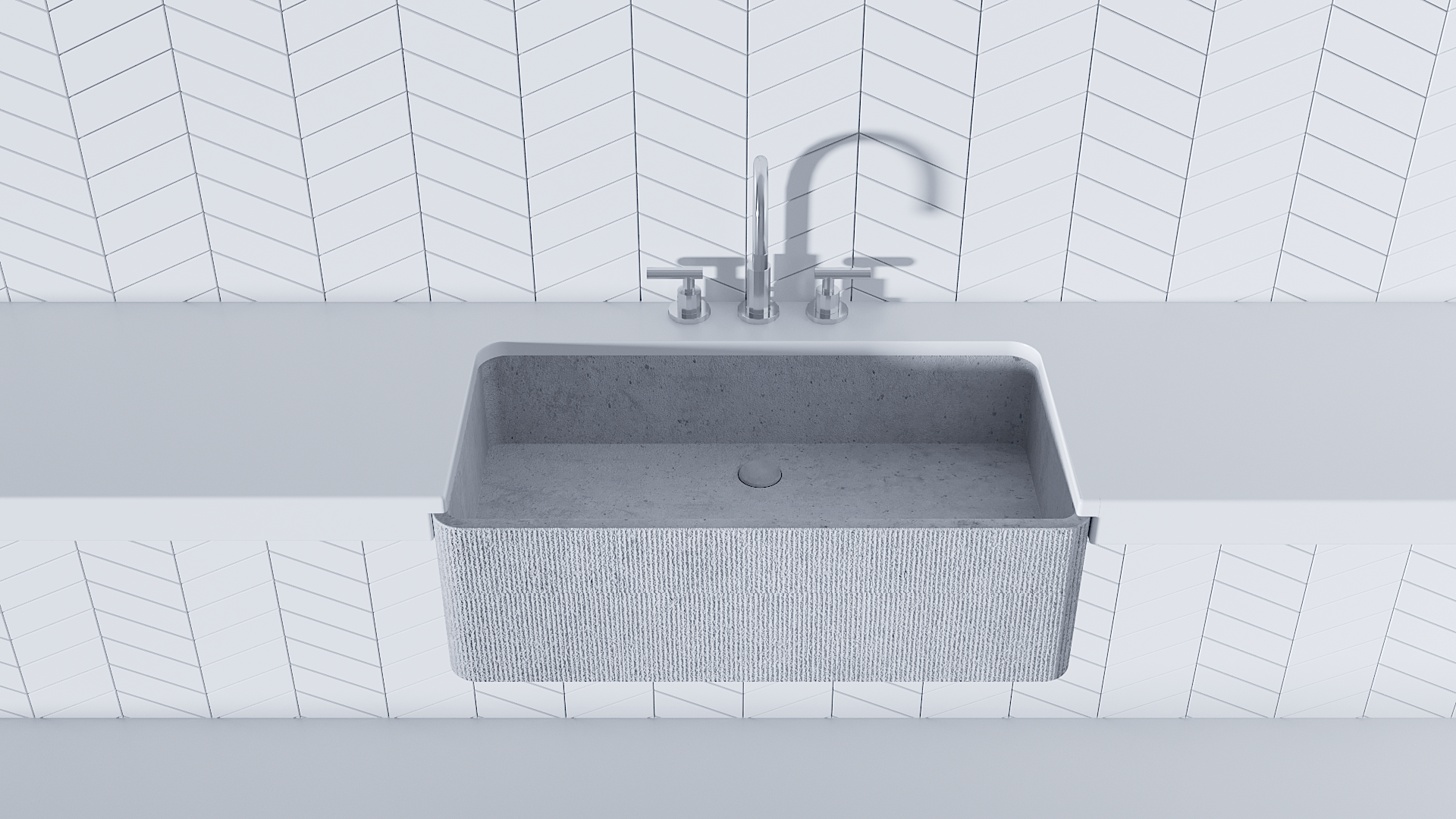 WB-616 Раковина из бетона BET-ON BetOn  - Вид №4