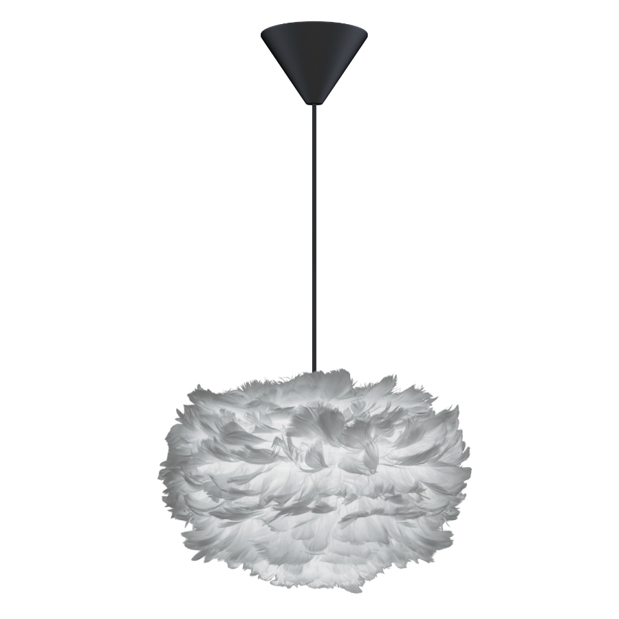 Плафон светло-серый Umage Eos Mini 20х35 см 2124 UMAGE  00-3895163 Серый  - Вид №7