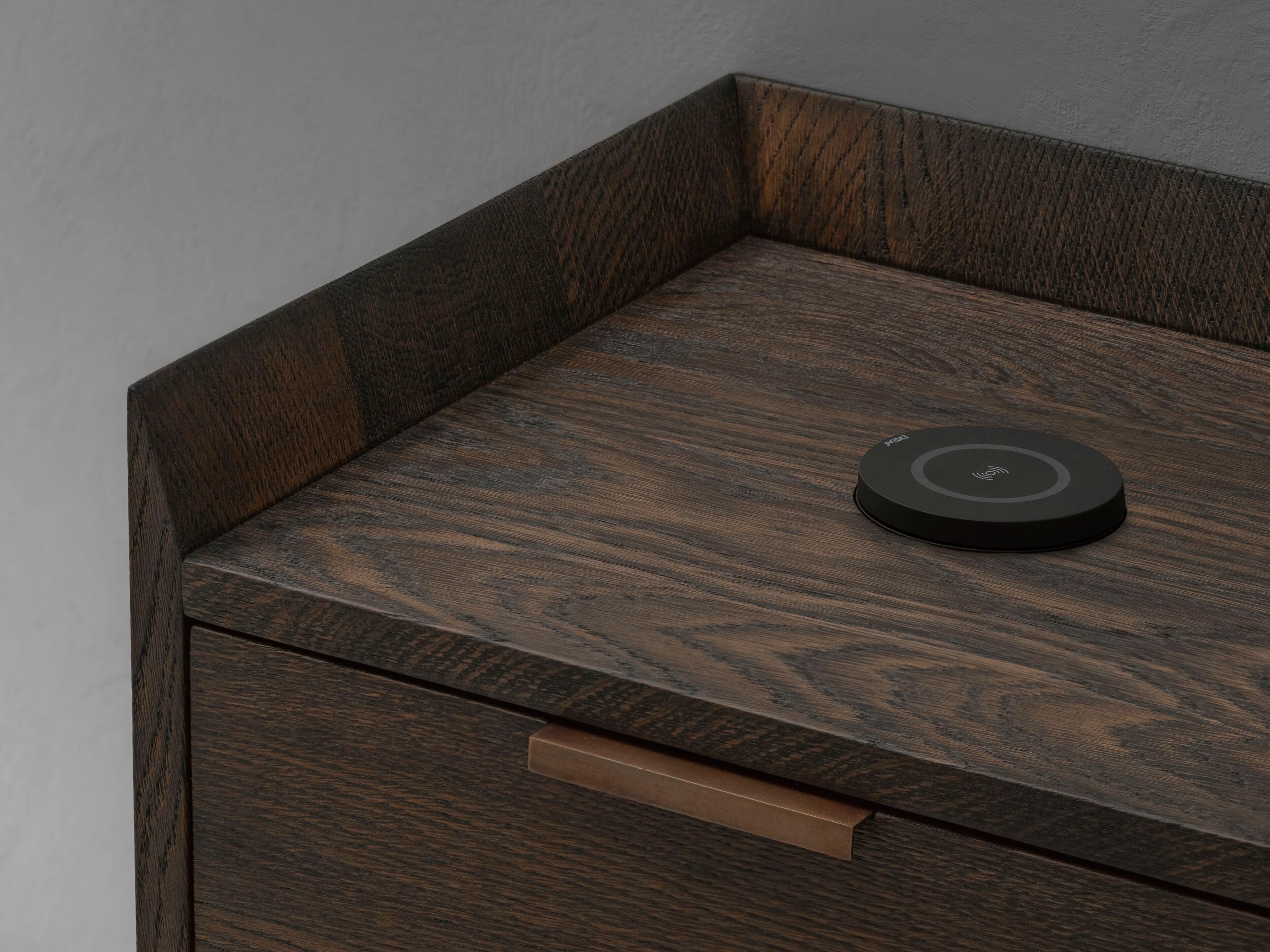 Прямоугольная тумбочка из дуба с ящиками Van Rossum Примечание ARCH-00113029 - Вид №2