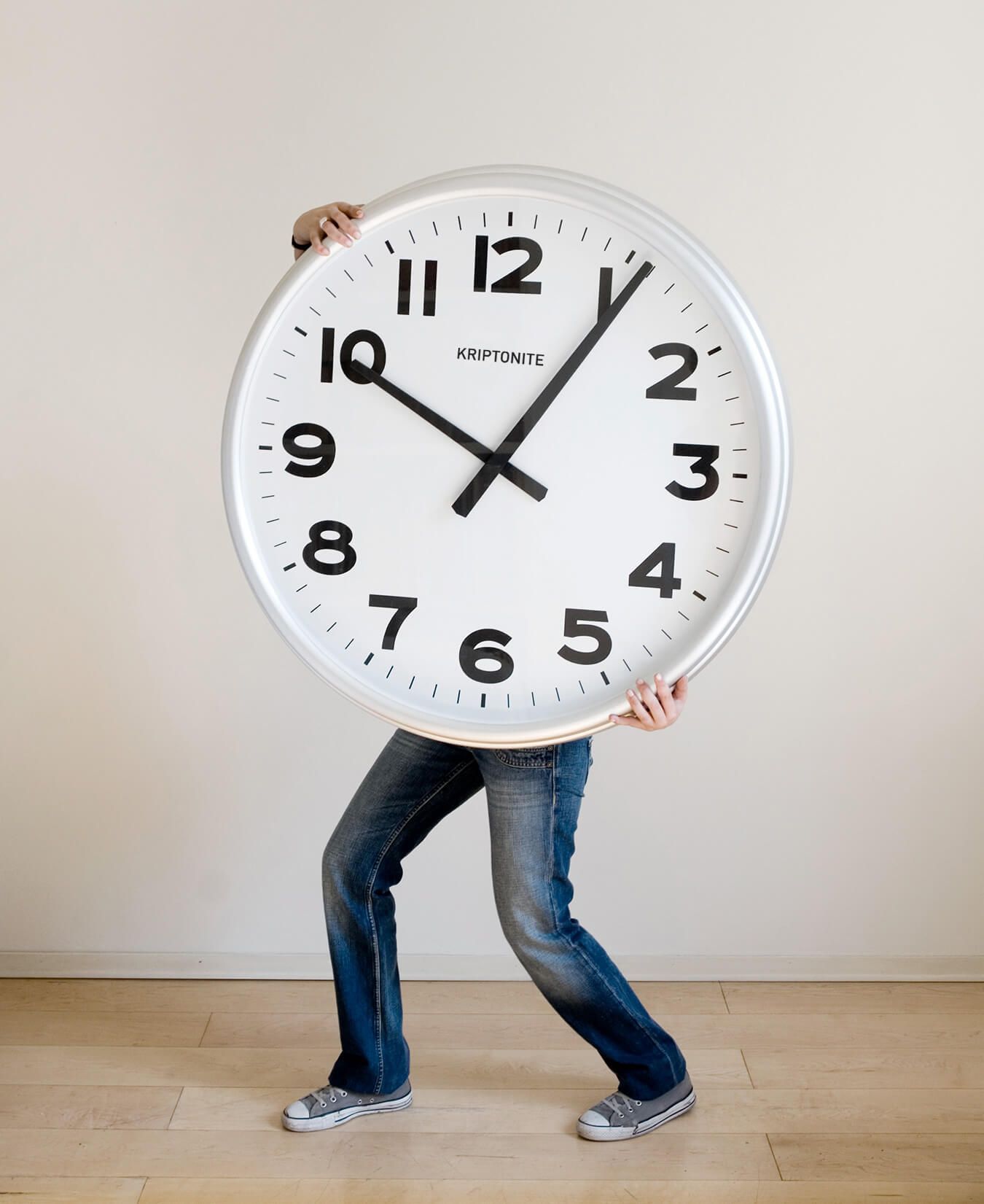 Настенные часы из анодированного алюминия KRIPTONITE GIGANTE ARCH-00080250 - Вид №3