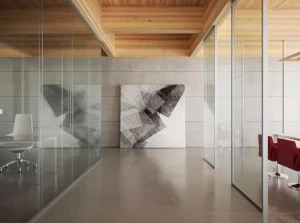 MASCAGNI Подвижная стена из алюминия и стекла Allinone