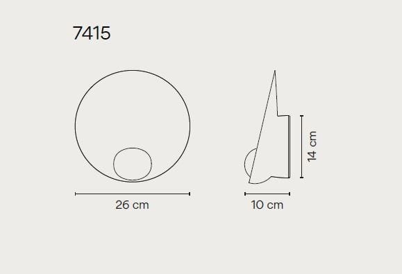 Светодиодный настенный светильник из дутого стекла Vibia Musa ARCH-00063121 - Вид №3