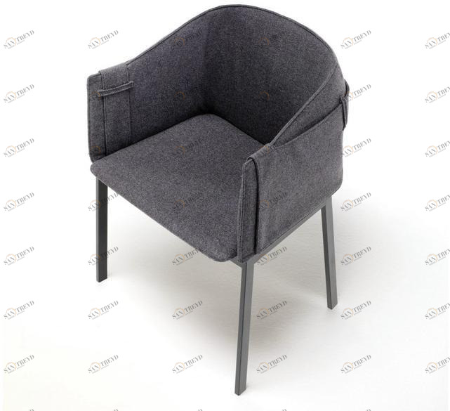 Living Divani Стул с обивкой и подлокотниками sun-id-1418676