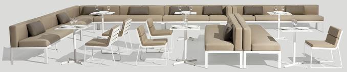 Bivaq Садовый диван 3 мест в цвете vinytex Nak 70 sun-id-1454324 - Вид №1