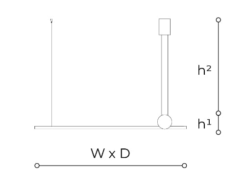 Металлический светодиодный подвесной светильник Italamp линейка ARCH-00031487 - Вид №4