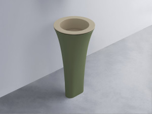 AMLA45-AV+AMPILT-AN+AMCOLT-AG Раковина Amedeo Tondo отдельностоящая cielo Enjoy + Amedeo