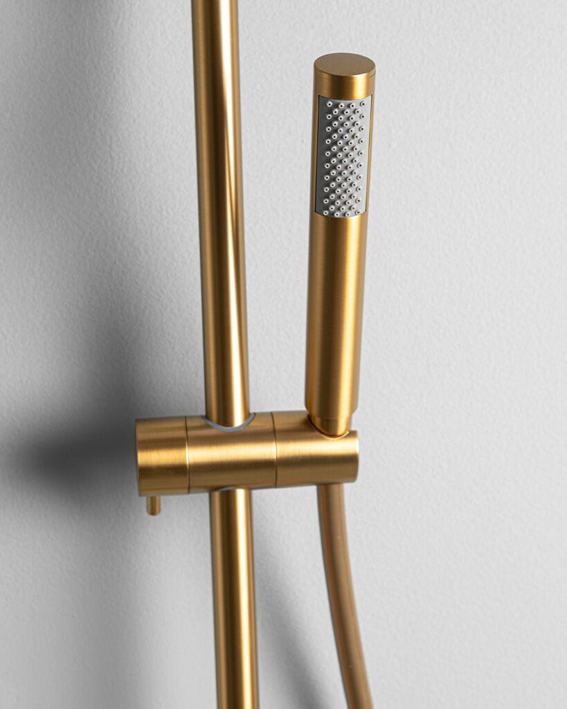 Настенная душевая колонка из нержавеющей стали с ручным душем TAMANACO NINFA ARCH-00109481 - Вид №3