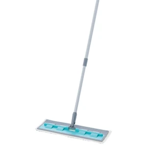 Швабра с плоской насадкой You'll Love Дуо микрофибра серый/бирюзовый 127 см