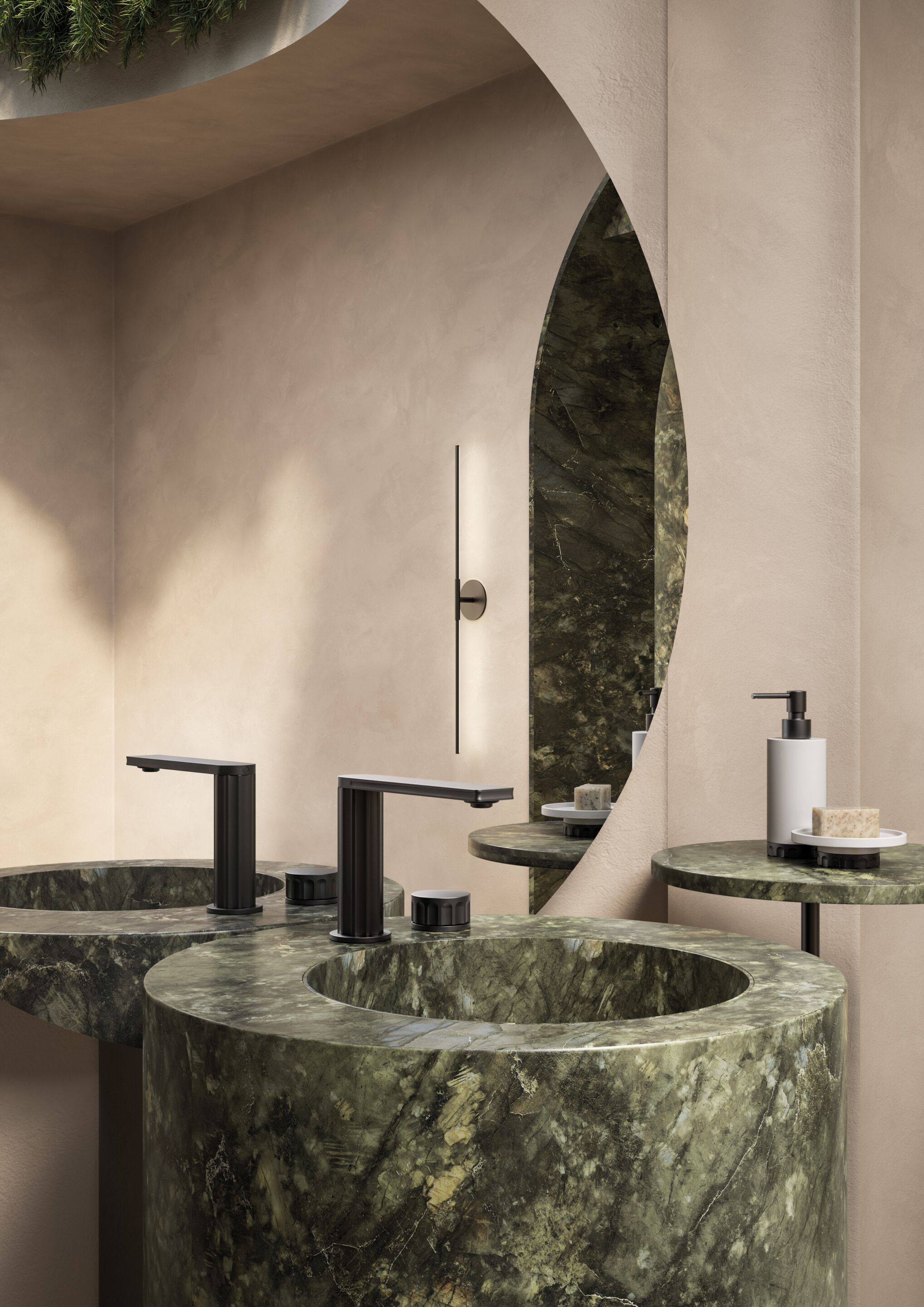 Смеситель для раковины с 2 отверстиями Newform IONIKA ARCH-00038765 - Вид №1