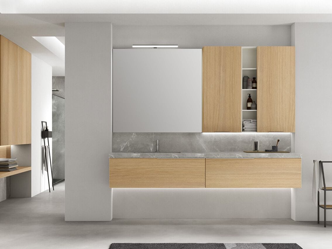 Деревянный умывальник с зеркалом ARCOM Поллок ARCH-00086836