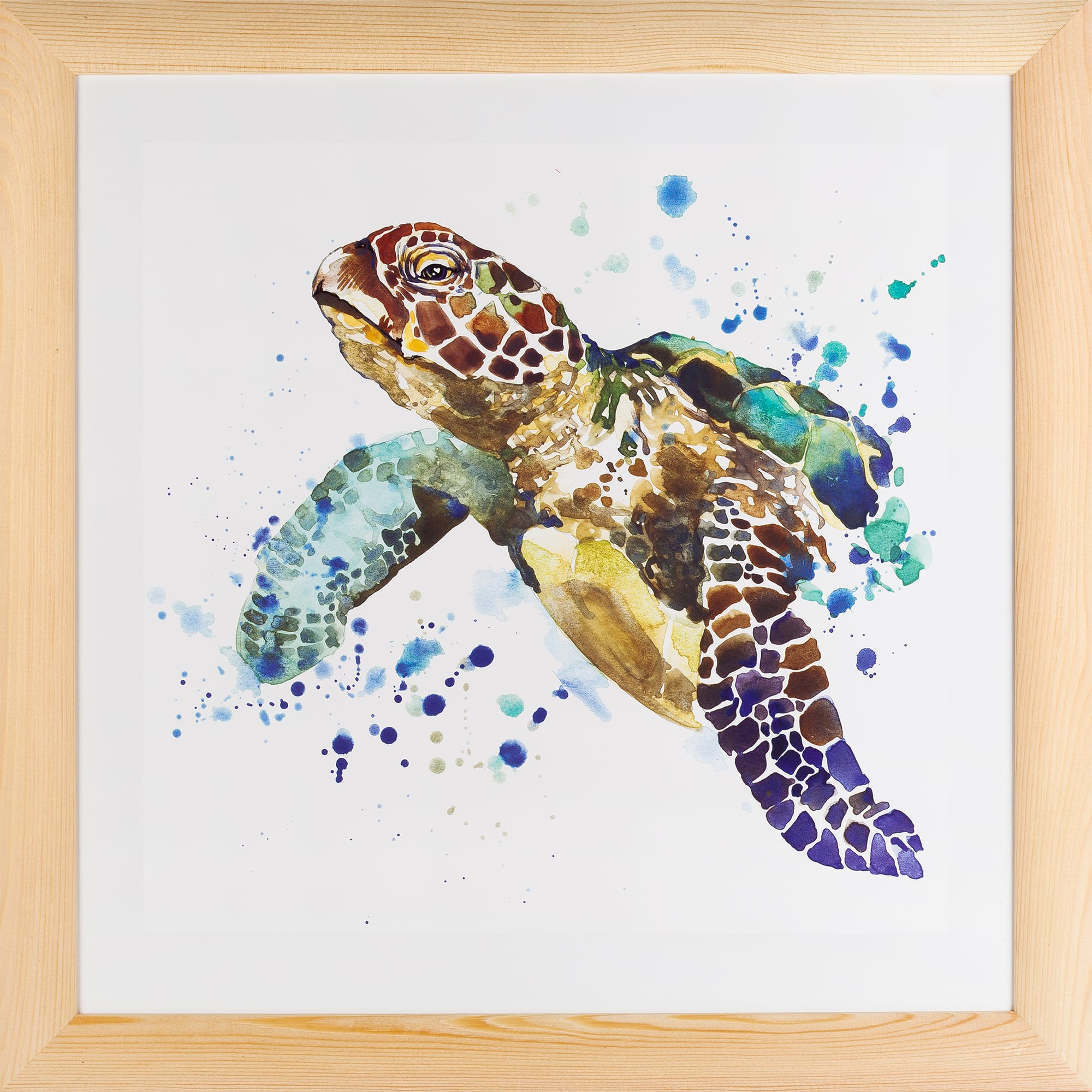 82206341 Постер в раме 40х40 см «Черепаха» Santreyd 