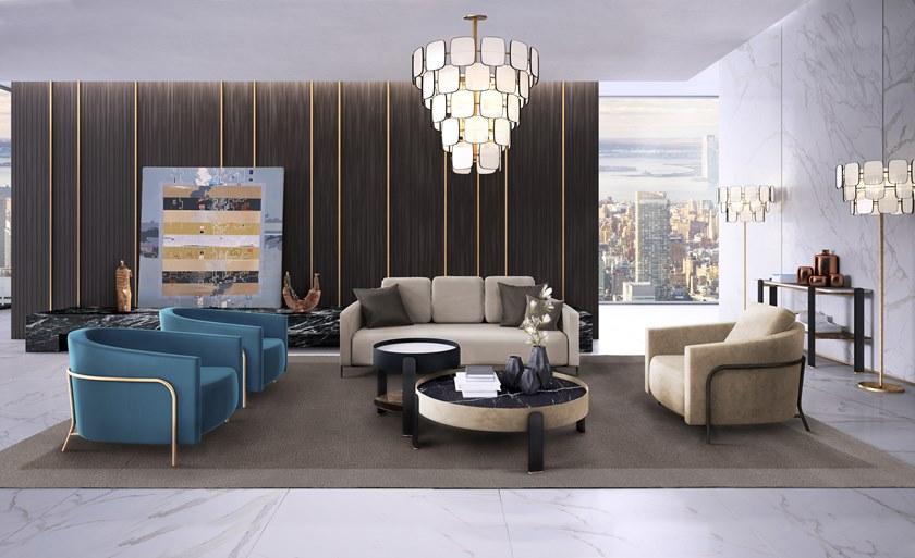 Formitalia Низкий мраморный журнальный столик sun-id-1437244 - Вид №7