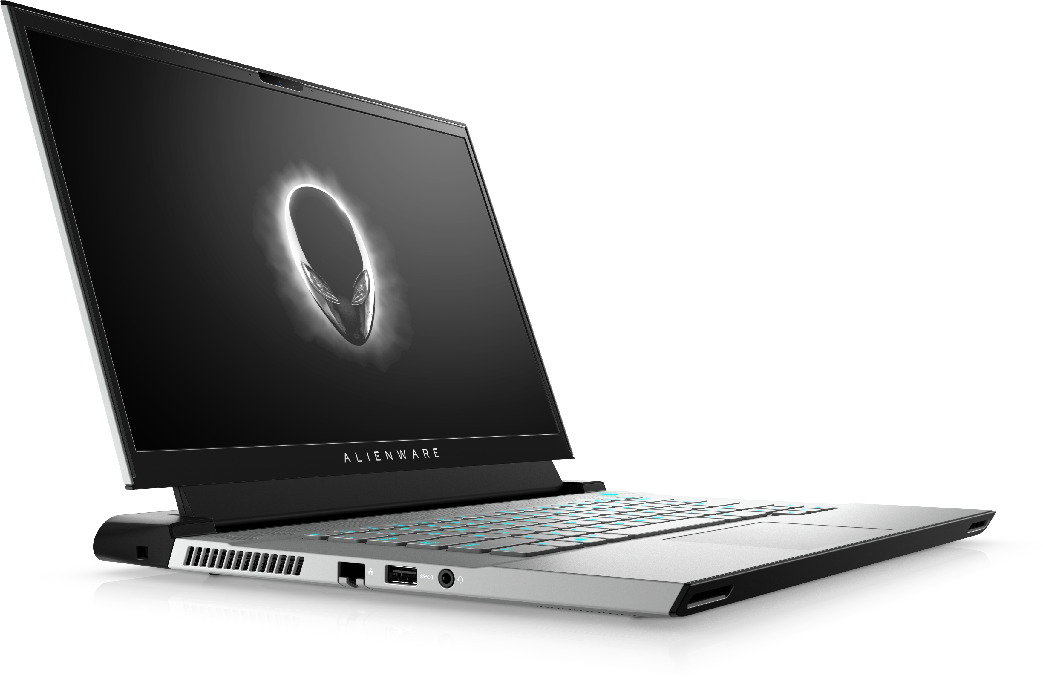 M15-2985 Alienware m15 r4 15.6"(1920x1080 300hz)/intel core i9 10980hk(2.4ghz)/32768mb/512ssdgb/nodvd/ext:nvidia geforce rtx3070(8192mb)/cam/bt/wifi/war 2y/2.11kg/lunar light/ win 10 home + backlit kbrd, 3ms, 300-nits Dell Santreyd  - Вид №3