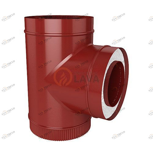 Сэндвич-тройник LAVA 115/180 мм. 90" красный (3011) 4421