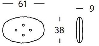 Sancal Овальная тканевая подушка для дивана Party sun-id-1513145 - Вид №2
